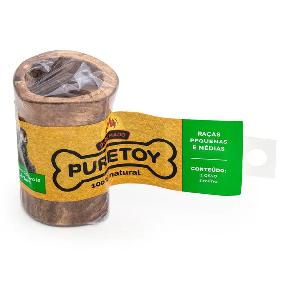Osso Bovino Natural Defumado Raças Pequenas E Medias Puretoy Único
