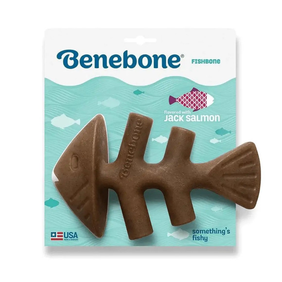 Brinquedo Morderdor Para Cachorro Benebone Fishbone M