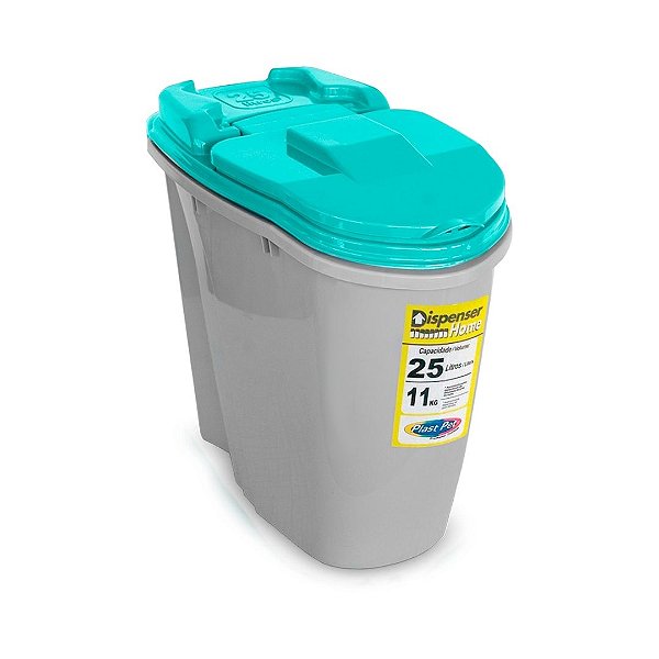 Dispenser P. Alimentos Home 25 Litros Azul