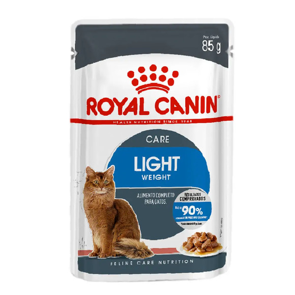 Ração Úmida Royal Canin Gatos Light Weight Care 85g