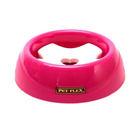 Bebedouro Pelo Longo Pet Flex Rosa P