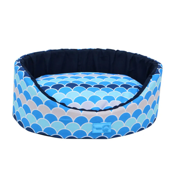 Cama Oval Atlanta Emporium Distripet Azul P