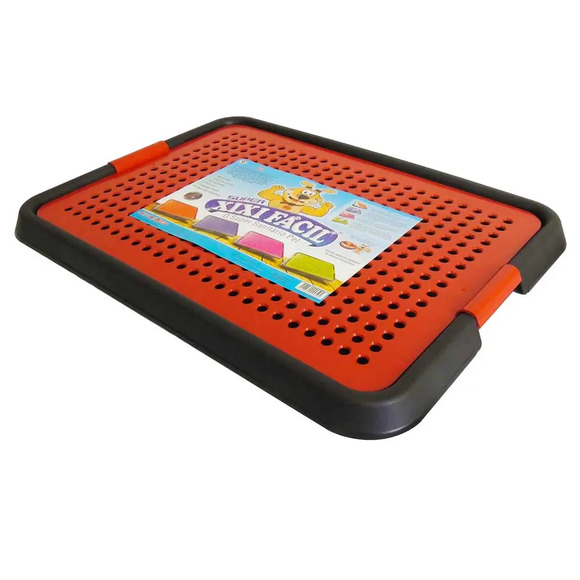 Banheiro Super Xixi Fácil Vermelho Furacão Pet Único