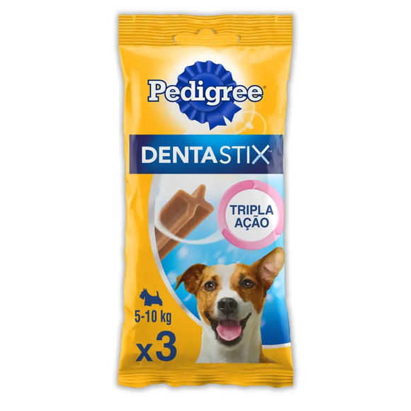 Petisco Pedigree Dentastix Cuidado Oral Cães Adultos Raças Pequenas 3 unidades
