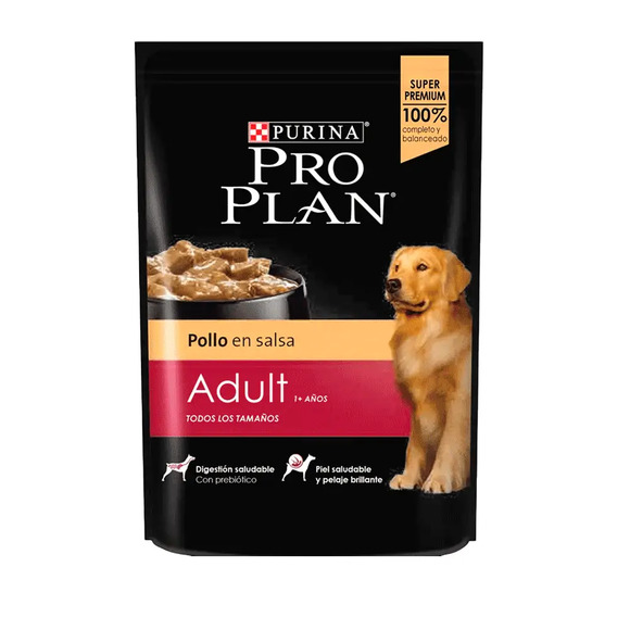 Ração Úmida Pro Plan Cães Adultos 1+ Frango ao Molho 100 g