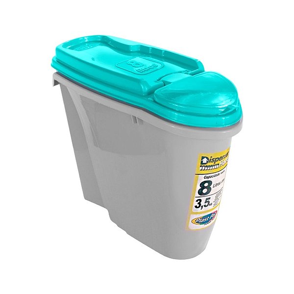 Dispenser P. Alimentos Home 8 Litros Azul