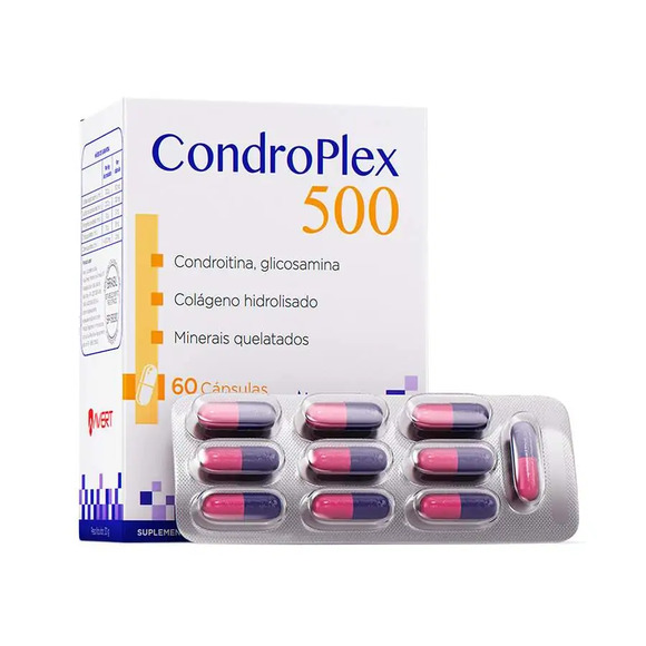 Condroplex 500 para Cães 60 cápsulas