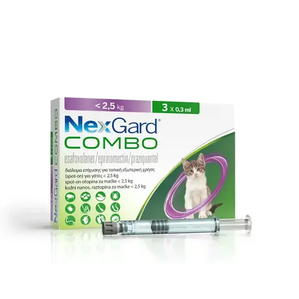 Nexgard Combo Gatos P 0,3ml