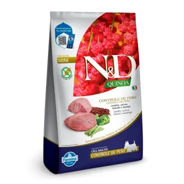 Nd Quinoa Canine Ad Mini Contr Peso Cord 800g