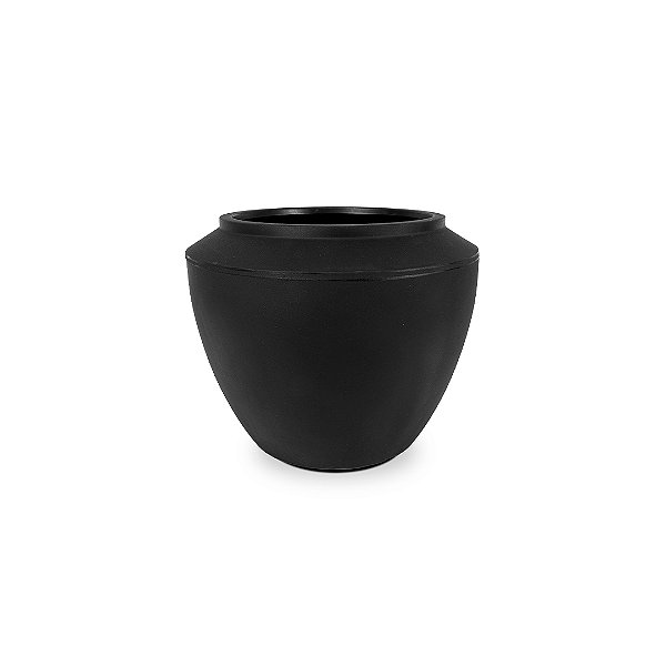 VASO para zamioculca THAI 60 XL POLIETILENO PRETO ABSOLUTO