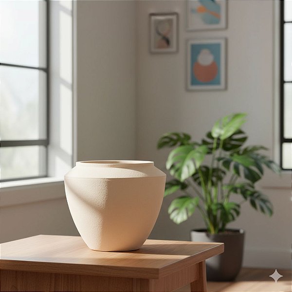 VASO DASÍLIRIO THAI 60 XL POLIETILENO MODERNO TERRACOTA