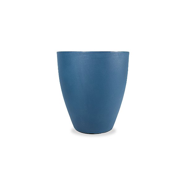 VASO VIETNAMITA FOSCO 66 POLIETILENO AZUL MACAUBA moderno