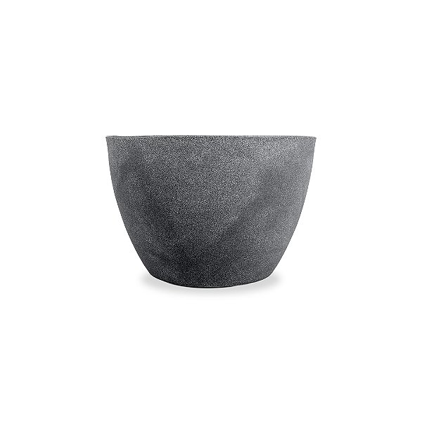 VASO VIETNAMITA FOSCO 48 XL POLIETILENO PRETO MÁRMORE sala