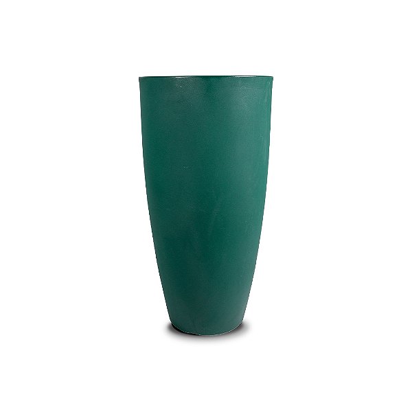 VASO VIETNAMITA FOSCO 98 POLIETILENO VERDE contemporâneo