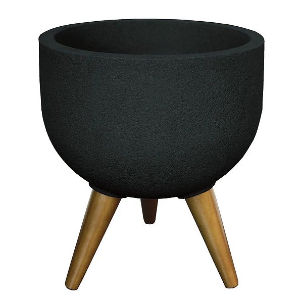 VASO REDONDO DECORE 33 POLIETILENO MACCHIATO sala de jantar