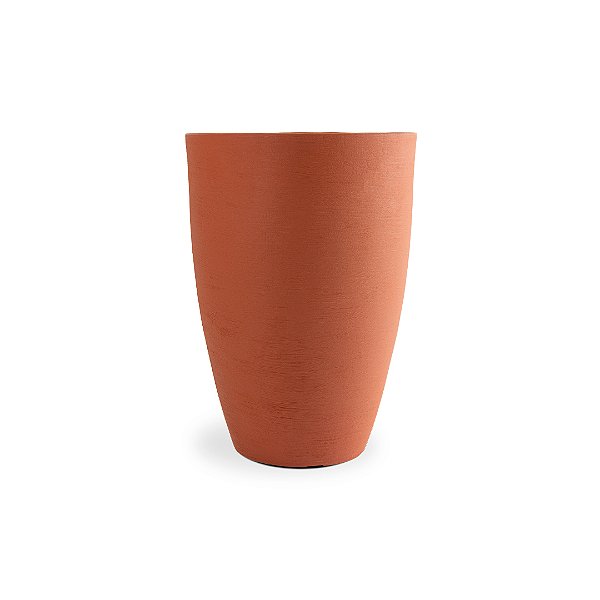 VASO recepção CONE GRAFIATO 77 POLIETILENO TERRACOTA quarto