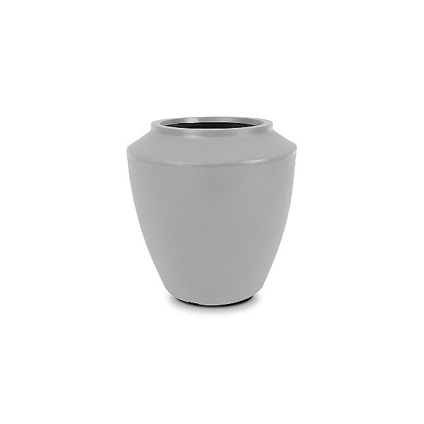 VASO THAI 60 POLIETILENO com proteção UV PLANTA CINZA