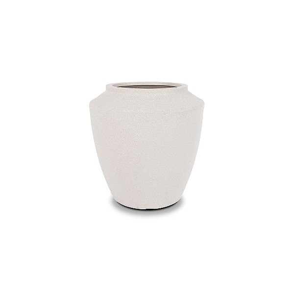 VASO THAI 60 POLIETILENO sofisticado BRANCO MÁRMORE elegante