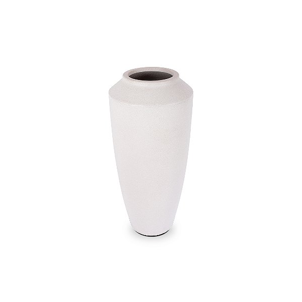 VASO para Palmeira-leque THAI 110 POLIETILENO BRANCO MÁRMORE