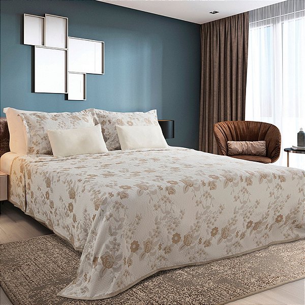 Kit Colcha Montblanc J. Serrano 3 Peças