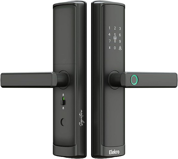 Fechadura Eletrônica Digital Biometria Senha Campainha Wi-fi