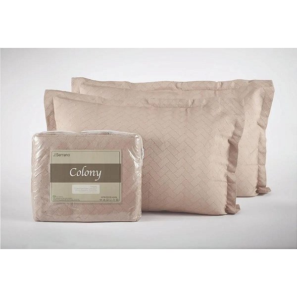 Kit Colcha Queen Colony Bricks – J Serrano