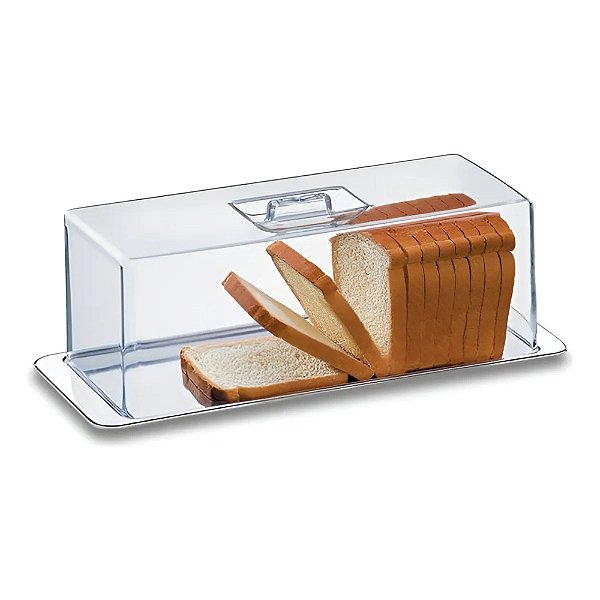 Porta Pão Torta Fria Rocambole 2 Pecas Atina - Brinox