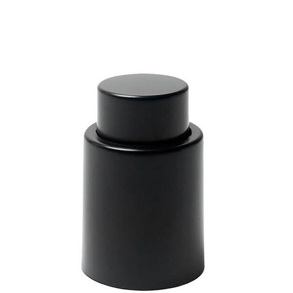 Tampa De Pressão Para Garrafas De Vinho Preta- Brinox