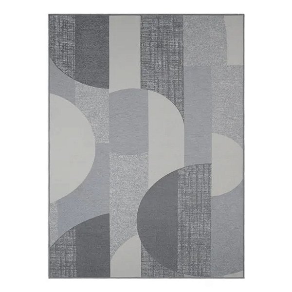 Tapete De Sala / Quarto - 150x200 - Funcional Geométrico Antiderrapante - J. Serrano