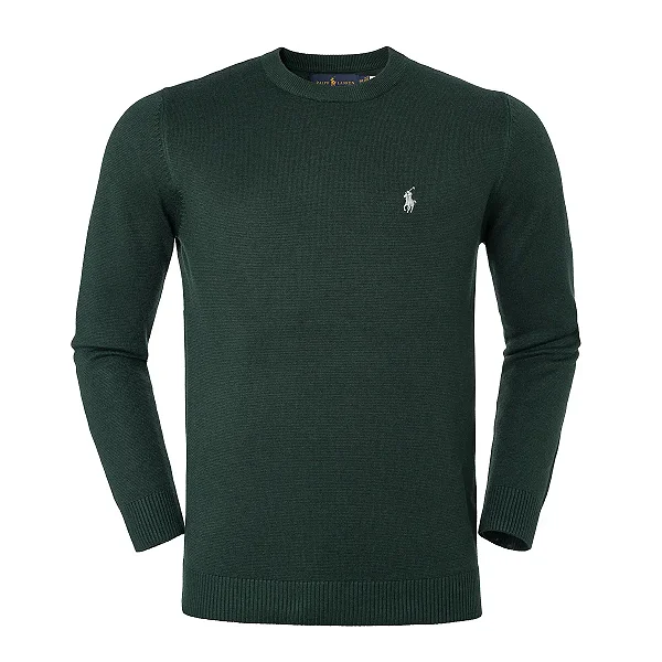 Sueter Ralph Lauren Masculino Fleece Sweatshirt Cor Verde