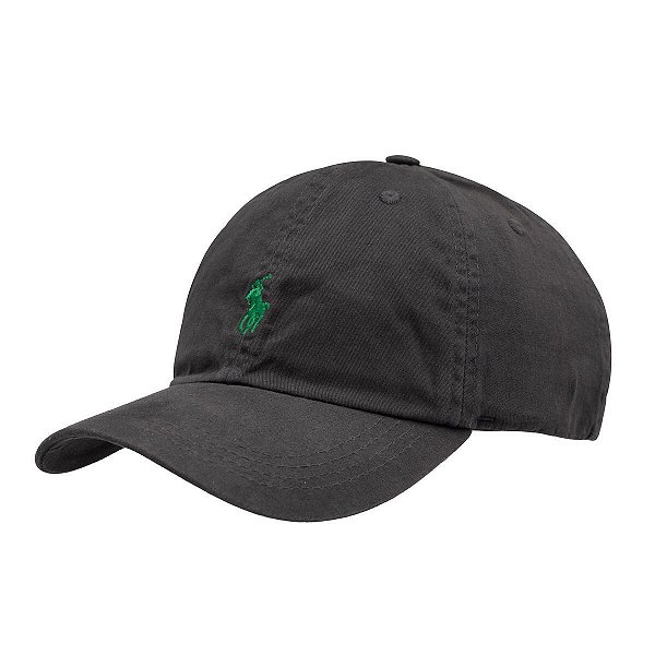 Bone Ralph Lauren Classic Cor Cinza Escuro