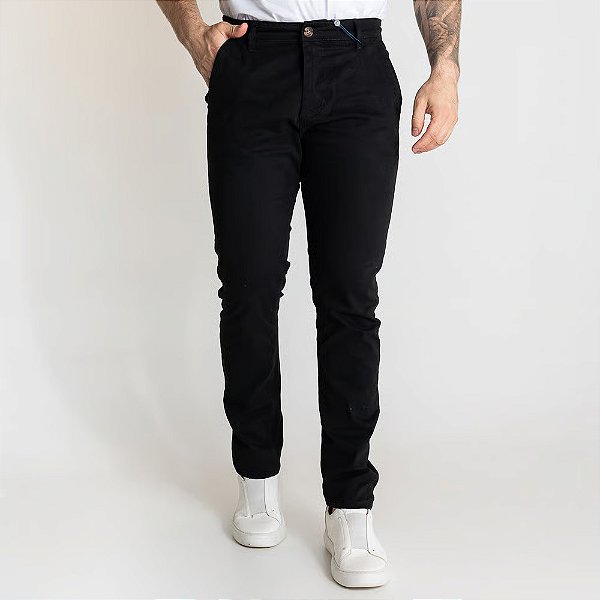 Calça Sarja Ralph Lauren Chino - Preta