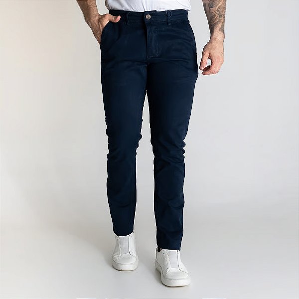 Calça Sarja Ralph Lauren Chino - Azul Marinho