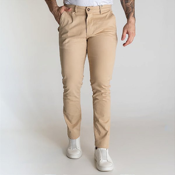 Calça Sarja Ralph Lauren Chino - Bege