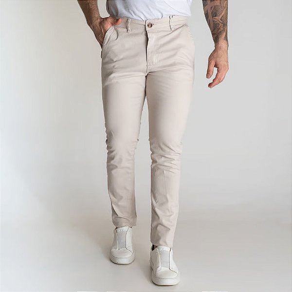 Calça Sarja Ralph Lauren Chino - Areia