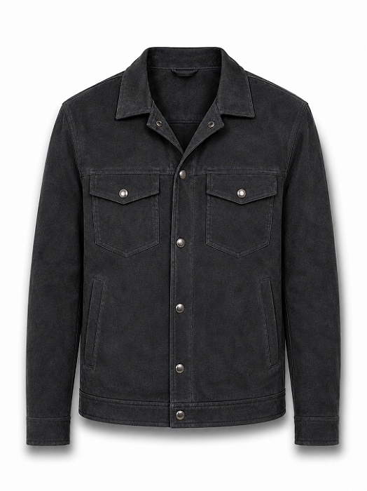 Jaqueta Reserva Trucker Suede Grafite
