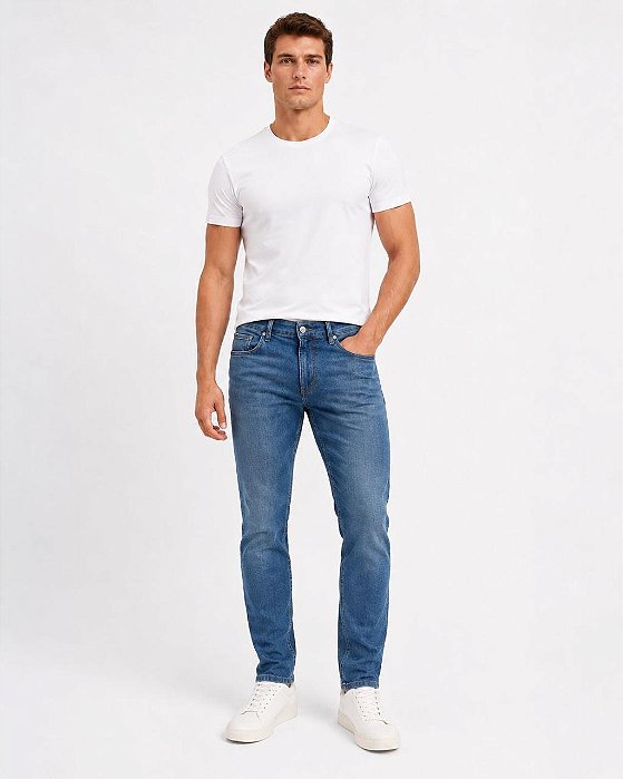 Calça Jeans Aramis Slim Escura