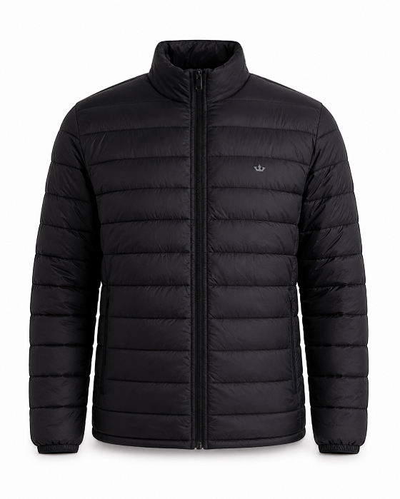 Jaqueta Slim Puffer Preta