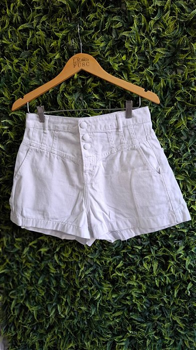 SHORT SAIA BRANCO RAZZO JEANS    40