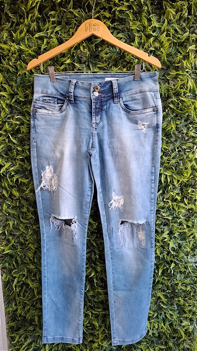 CALÇA JEANS PATOGE  RASGOS  44