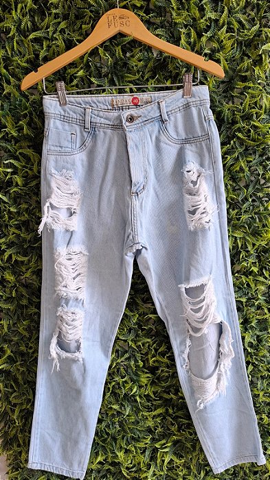 CALÇA JEANS  LAVADO ZANDAK   40