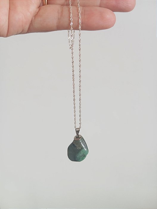 Pingente de Esmeralda rolado – Beleza, Cura e Amor