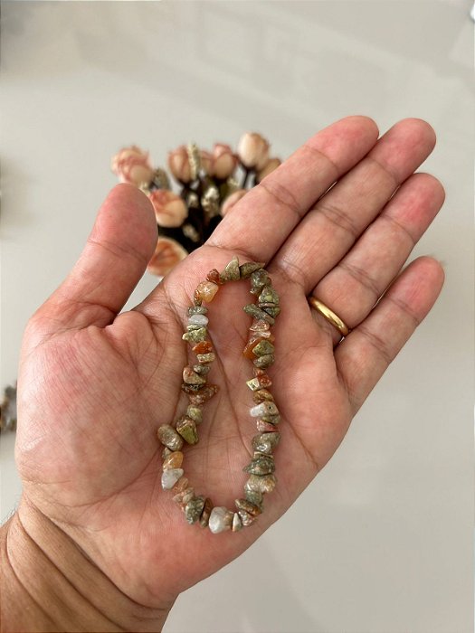 Pulseira cascalho De Unaquita – Recomeço, Cura e Equilíbrio Emocional