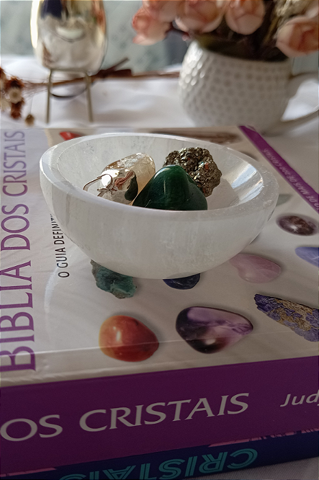 Bowl de Selenita – Limpeza Energética, Purificação, Proteção