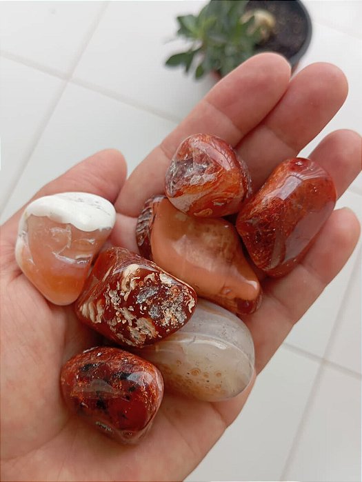 Cornalina rolada – Energia, Criatividade e Coragem