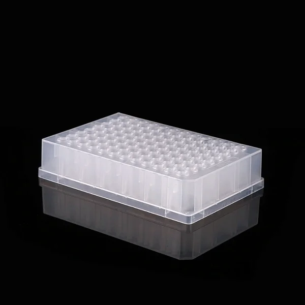 PLACA DEEP WELL 96 POCOS P/ PCR REDONDO 0,4ML FUNDO U NÃO ESTÉRIL PCT/10UN - NEST
