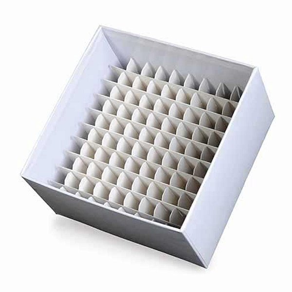 CAIXA FIBRA PAPELAO 100 FUROS 1,5-2ML - KASVI