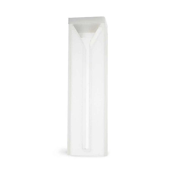 CUBETA EM QUARTZO 0,7ML ES 2 FACES POLIDAS PASSO 10MM - KASVI