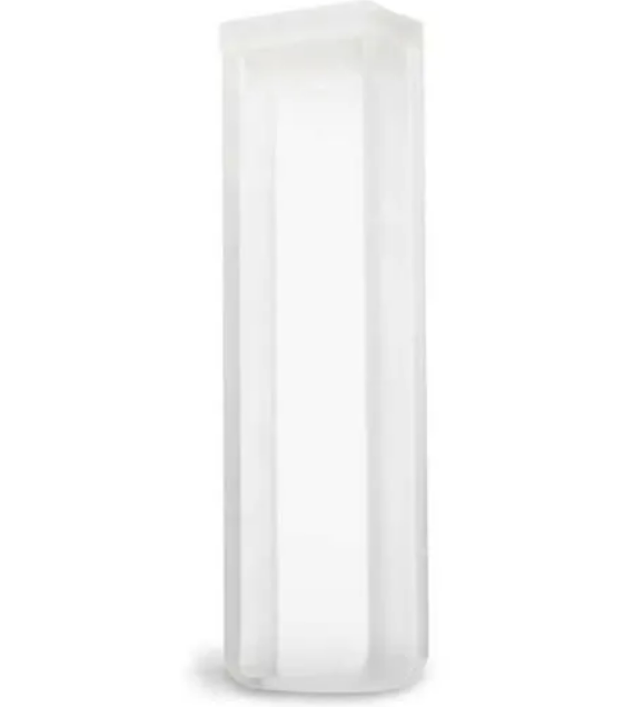 CUBETA EM QUARTZO 3,5ML ES 2 FACES POLIDAS PASSO 10MM - KASVI