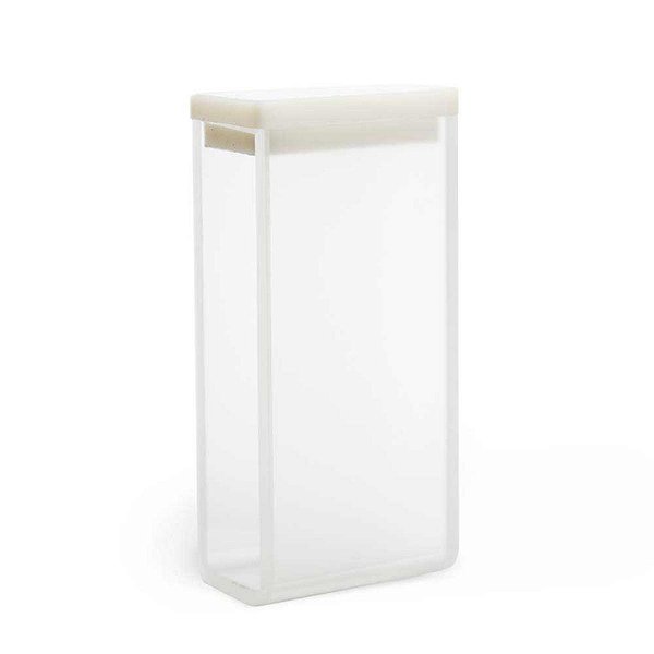 CUBETA EM QUARTZO 7ML ES 2 FACES POLIDAS PASSO 20MM - KASVI